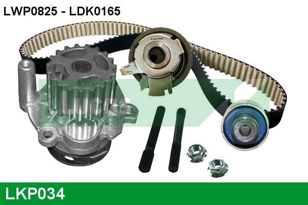 LUCAS Vízpumpa + fogasszíj készlet - LKP034 - TothCarparts
