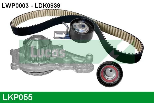 LUCAS Vízpumpa + fogasszíj készlet - LKP055 - TothCarparts