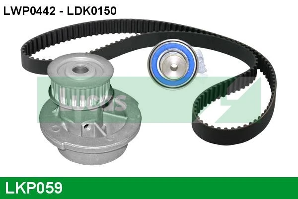 LUCAS Vízpumpa + fogasszíj készlet - LKP059 - TothCarparts