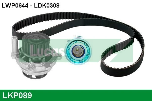 LUCAS Vízpumpa + fogasszíj készlet - LKP089 - TothCarparts