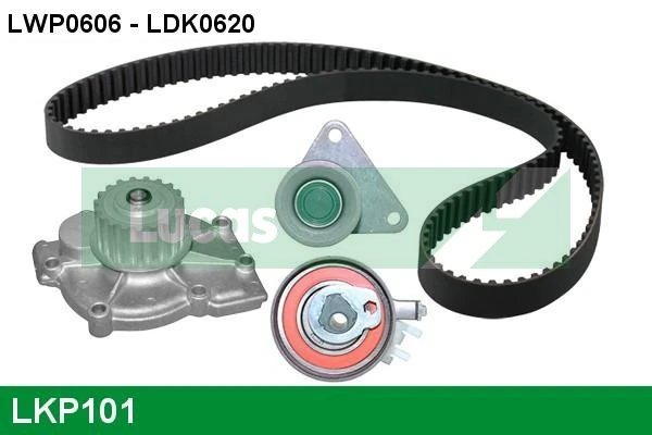 LUCAS Vízpumpa + fogasszíj készlet - LKP101 - TothCarparts