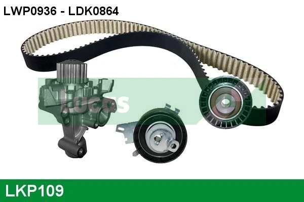 LUCAS Vízpumpa + fogasszíj készlet - LKP109 - TothCarparts