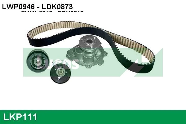 LUCAS Vízpumpa + fogasszíj készlet - LKP111 - TothCarparts