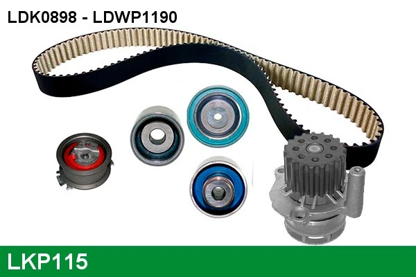 LUCAS Vízpumpa + fogasszíj készlet - LKP115 - TothCarparts
