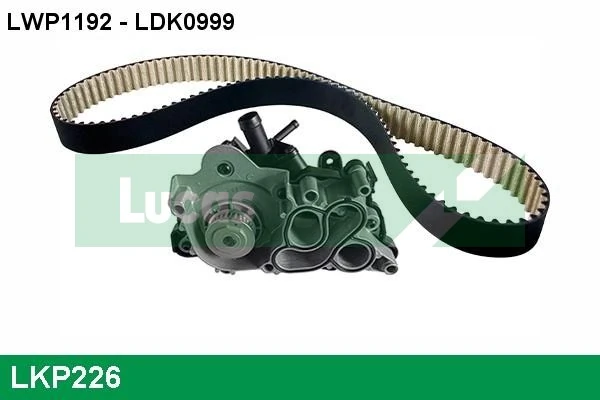 LUCAS Vízpumpa + fogasszíj készlet - LKP226 - TothCarparts