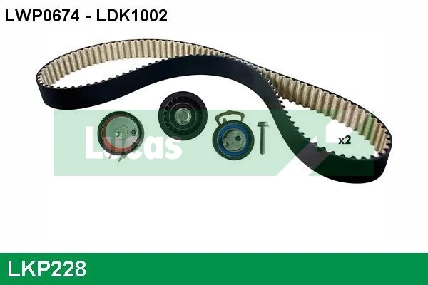 LUCAS Vízpumpa + fogasszíj készlet - LKP228 - TothCarparts
