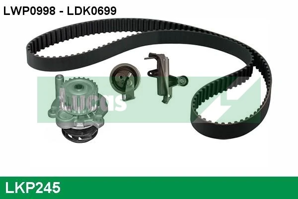 LUCAS Vízpumpa + fogasszíj készlet - LKP245 - TothCarparts