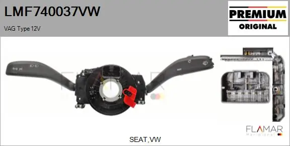 FLAMAR kormányoszlop kapcsoló - LMF740037VW - TothCarparts