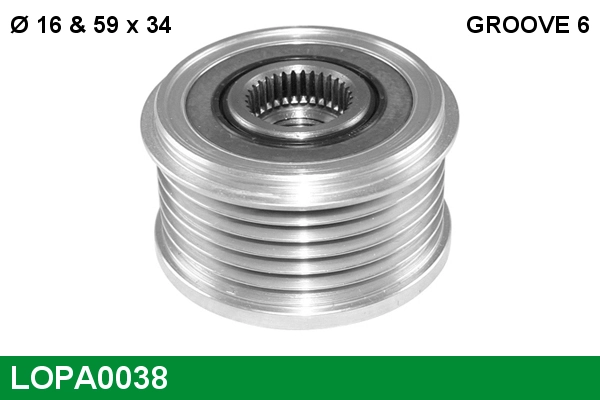 LUCAS generátor szabadonfutó - LOPA0038 - TothCarparts