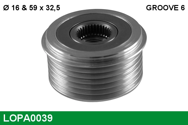 LUCAS generátor szabadonfutó - LOPA0039 - TothCarparts