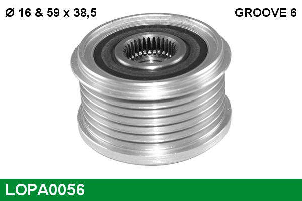 LUCAS generátor szabadonfutó - LOPA0056 - TothCarparts