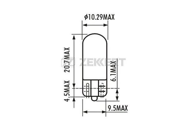 ZEKKERT izzó, villogó - LP-1065 - TothCarparts