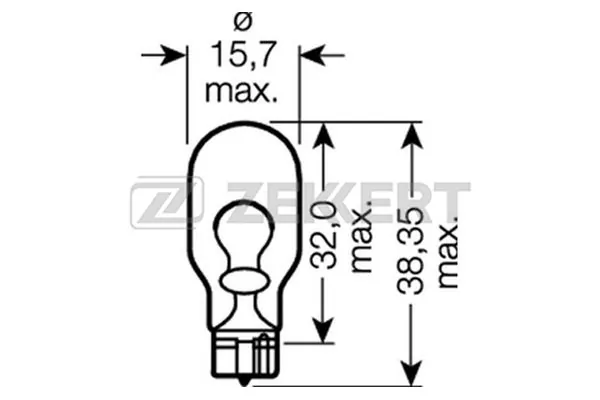 ZEKKERT izzó, ködzárófény - LP-1090 - TothCarparts