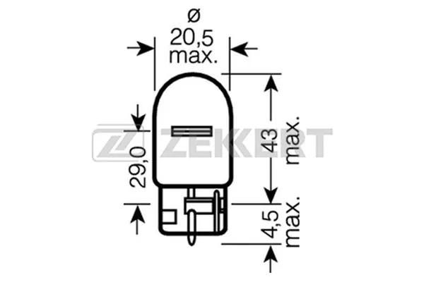 ZEKKERT izzó, villogó - LP-1150 - TothCarparts
