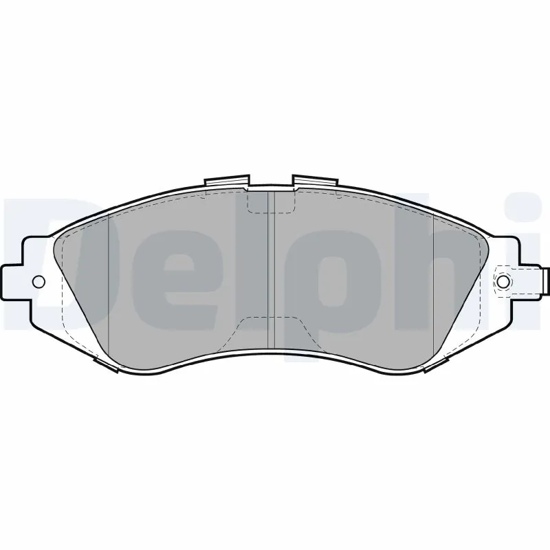 DELPHI fékbetétkészlet, tárcsafék - LP1304 - TothCarparts