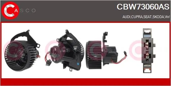 CASCO Utastér-ventilátor - CBW73060AS - TothCarparts