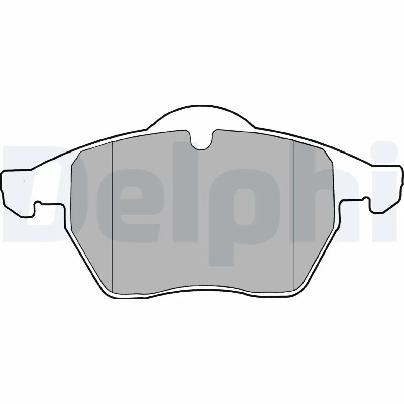 DELPHI fékbetétkészlet, tárcsafék - LP1407 - TothCarparts