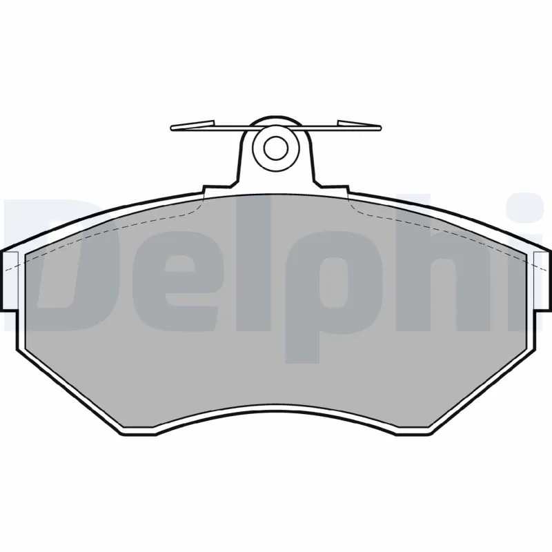 DELPHI fékbetétkészlet, tárcsafék - LP1409 - TothCarparts