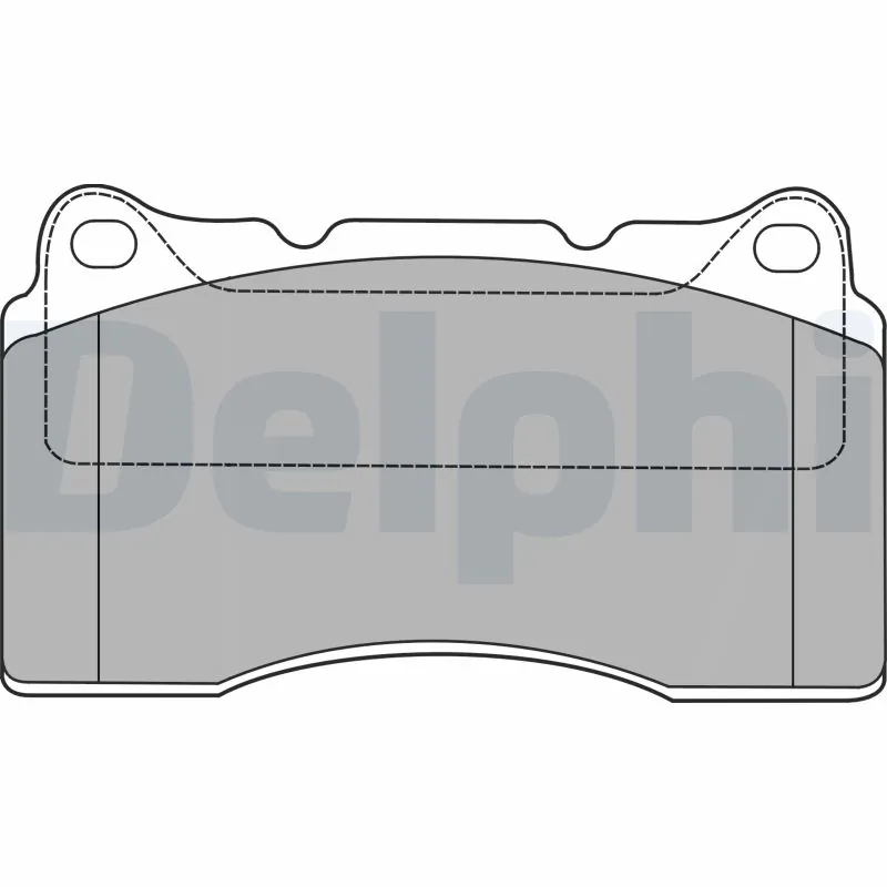DELPHI fékbetétkészlet, tárcsafék - LP1422 - TothCarparts