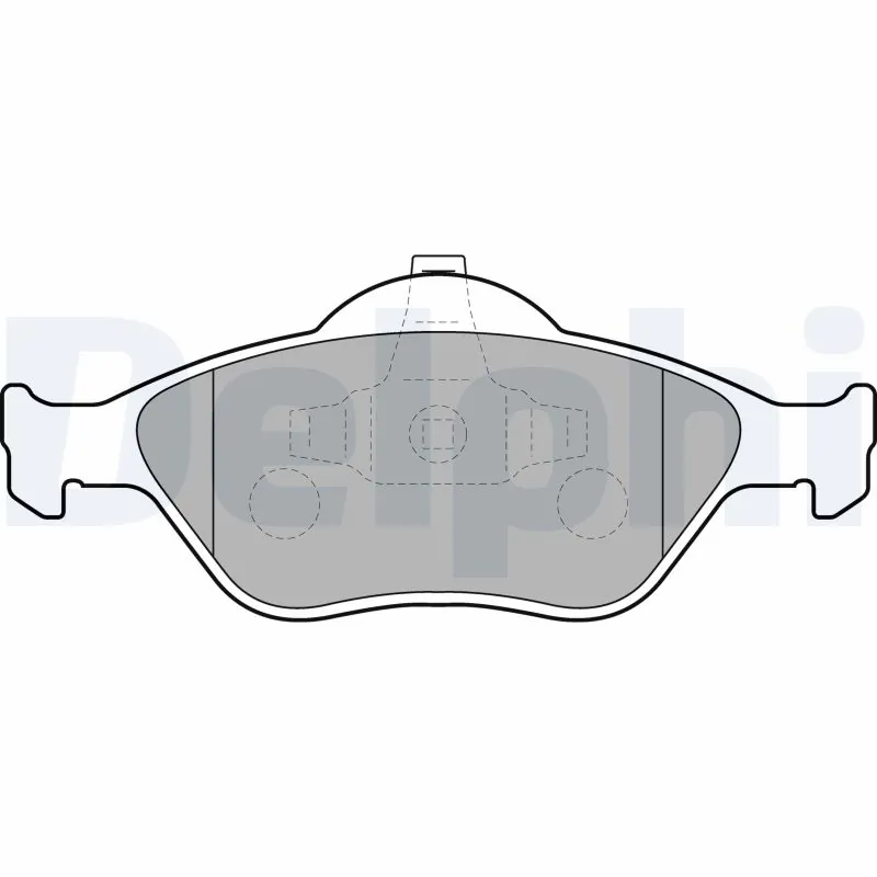 DELPHI fékbetétkészlet, tárcsafék - LP1469 - TothCarparts