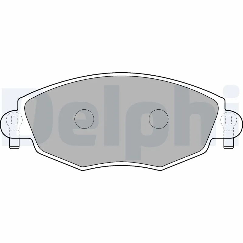 DELPHI fékbetétkészlet, tárcsafék - LP1533 - TothCarparts