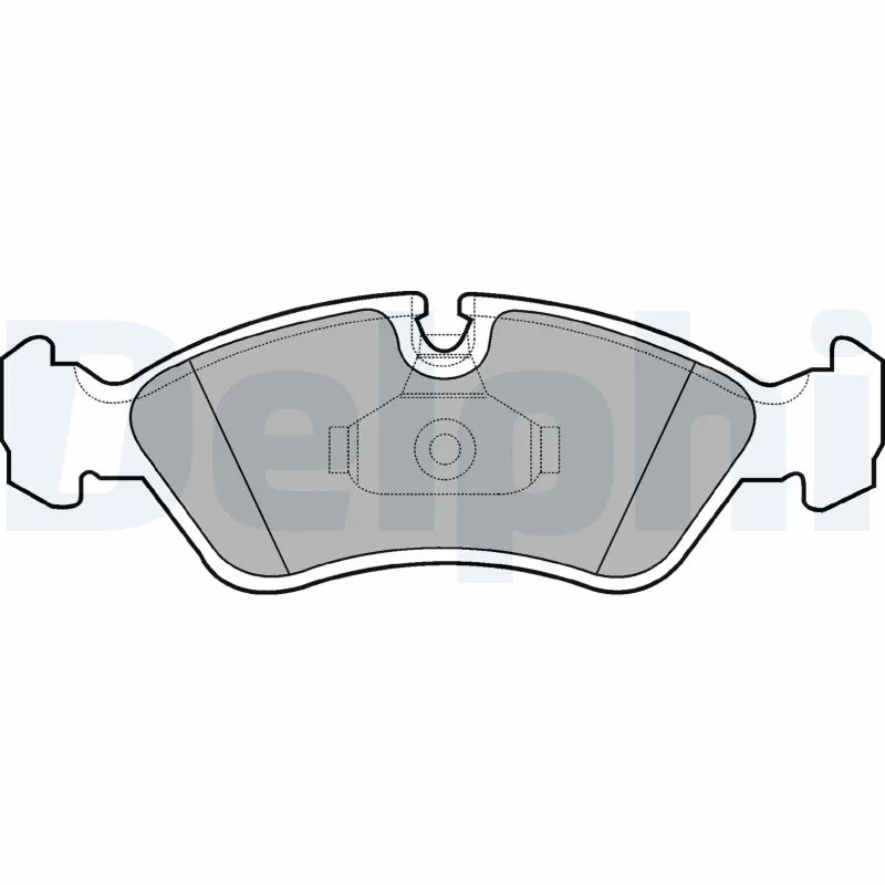 DELPHI fékbetétkészlet, tárcsafék - LP1605 - TothCarparts