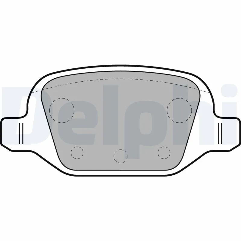 DELPHI fékbetétkészlet, tárcsafék - LP1678 - TothCarparts
