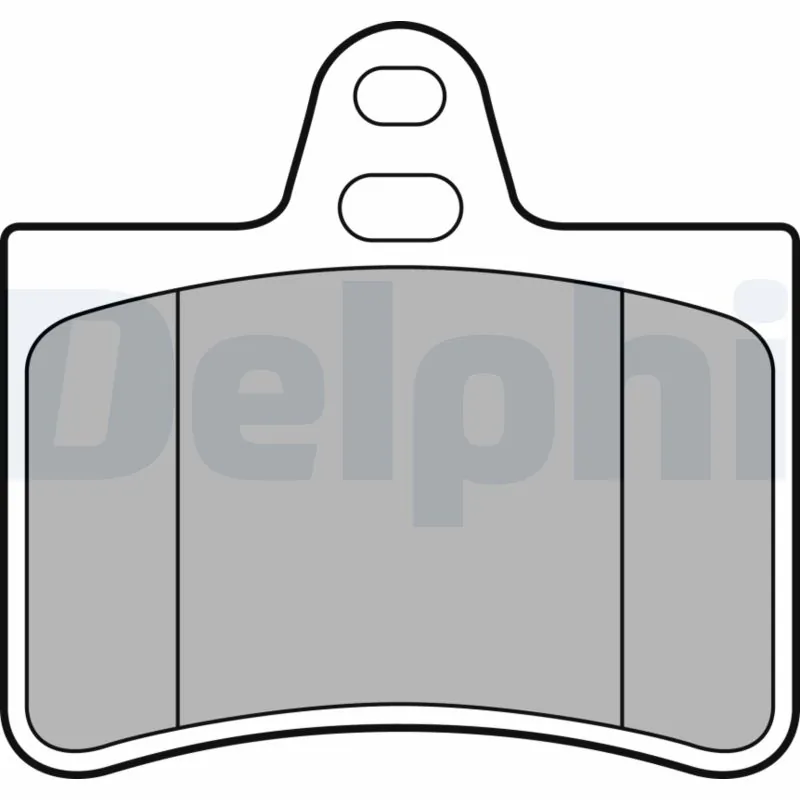 DELPHI fékbetétkészlet, tárcsafék - LP1680 - TothCarparts