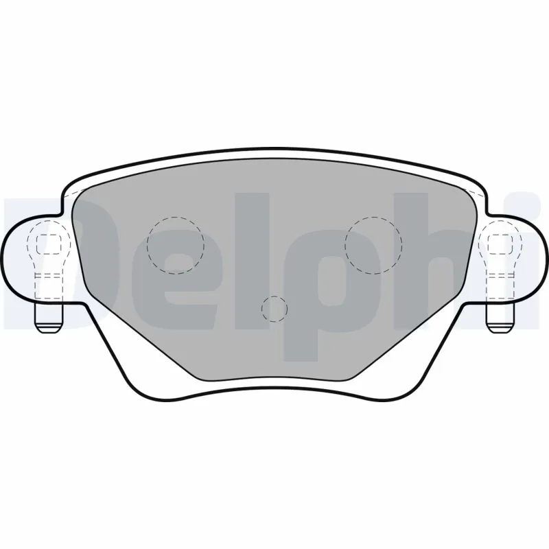 DELPHI fékbetétkészlet, tárcsafék - LP1682 - TothCarparts