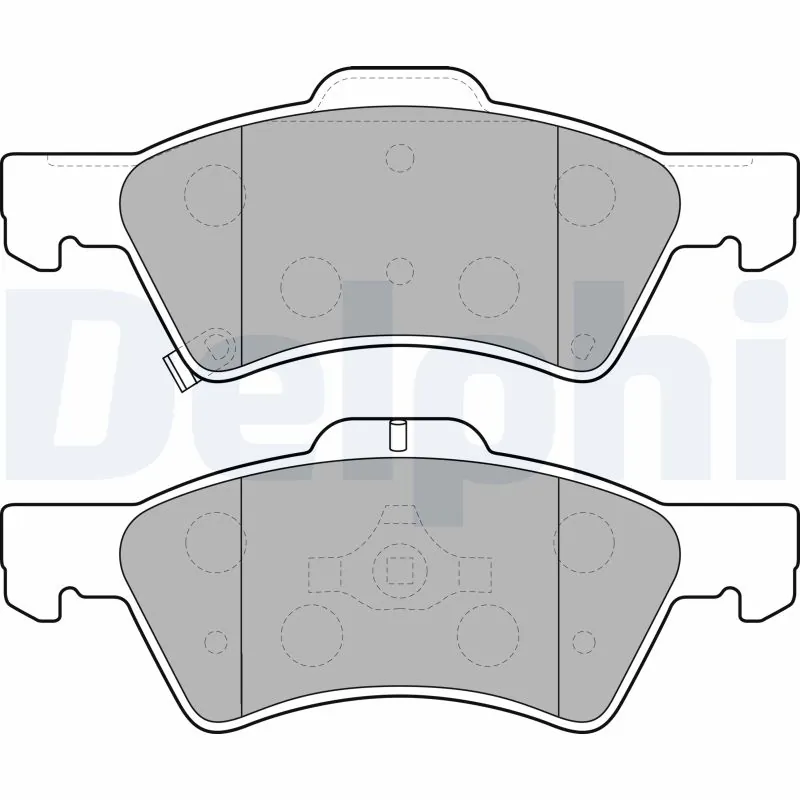 DELPHI fékbetétkészlet, tárcsafék - LP1693 - TothCarparts