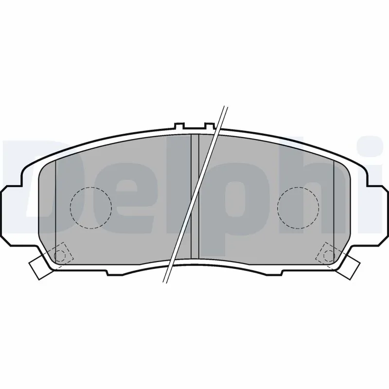 DELPHI fékbetétkészlet, tárcsafék - LP1704 - TothCarparts