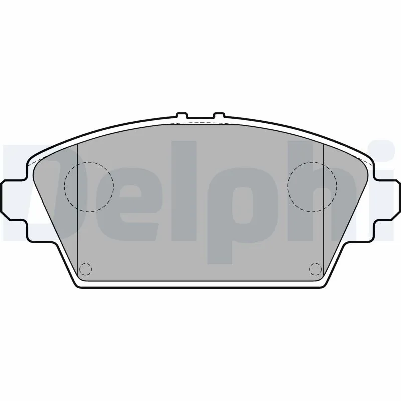 DELPHI fékbetétkészlet, tárcsafék - LP1732 - TothCarparts