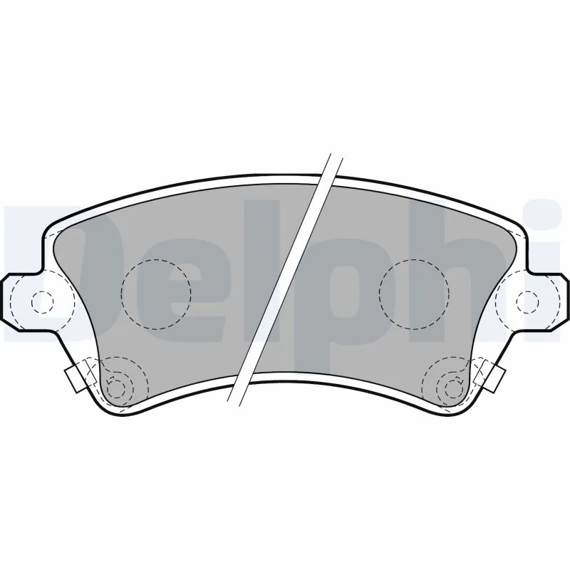 DELPHI fékbetétkészlet, tárcsafék - LP1737 - TothCarparts