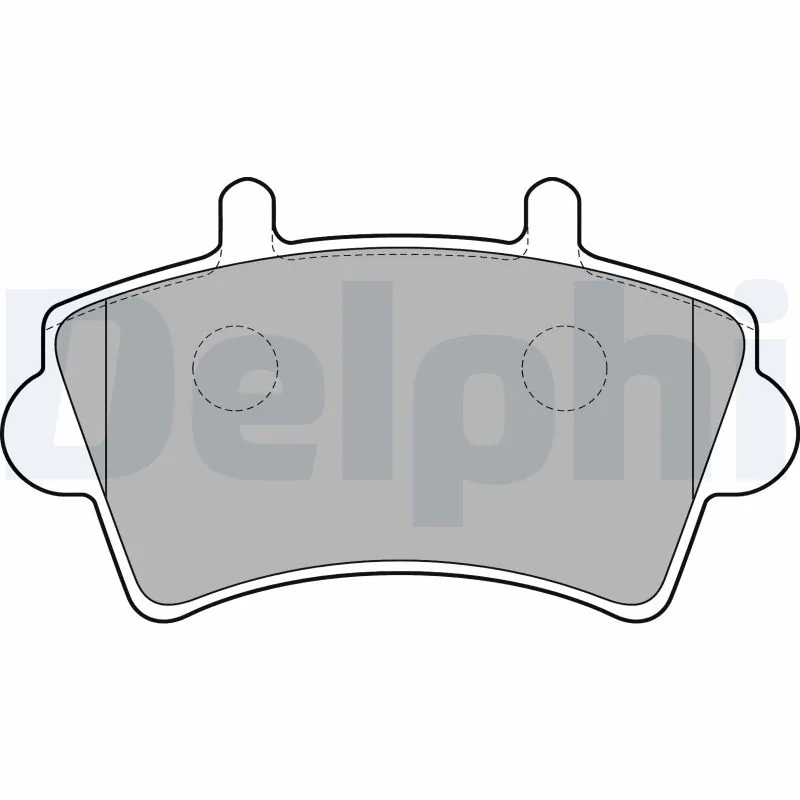 DELPHI fékbetétkészlet, tárcsafék - LP1746 - TothCarparts