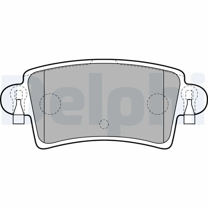 DELPHI fékbetétkészlet, tárcsafék - LP1747 - TothCarparts