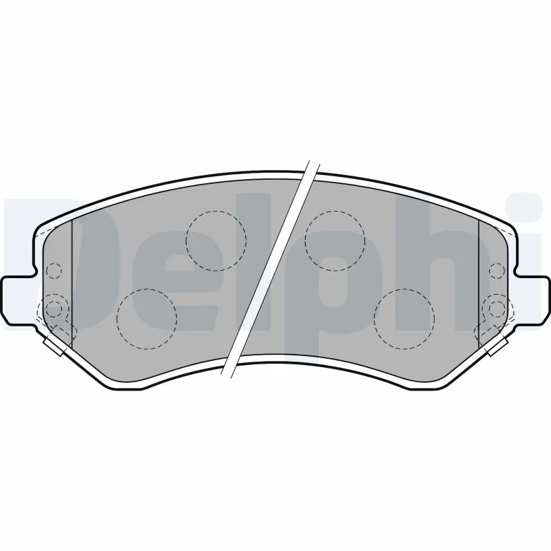 DELPHI fékbetétkészlet, tárcsafék - LP1773 - TothCarparts