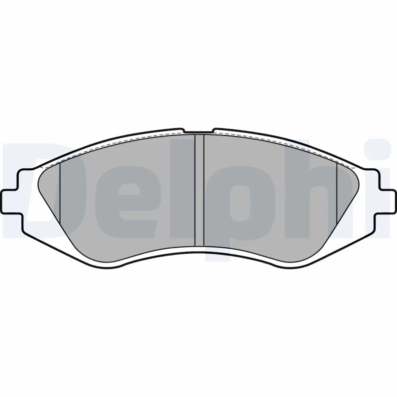 DELPHI fékbetétkészlet, tárcsafék - LP1779 - TothCarparts