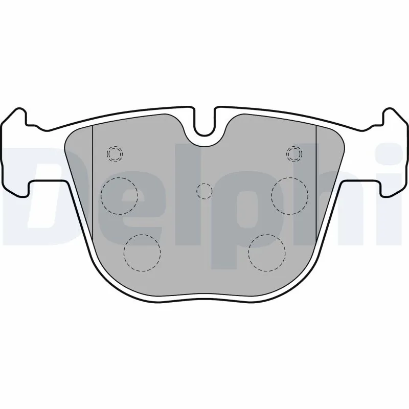 DELPHI fékbetétkészlet, tárcsafék - LP1793 - TothCarparts