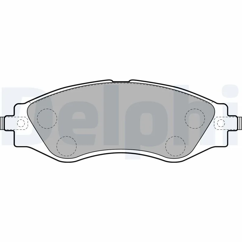 DELPHI fékbetétkészlet, tárcsafék - LP1816 - TothCarparts