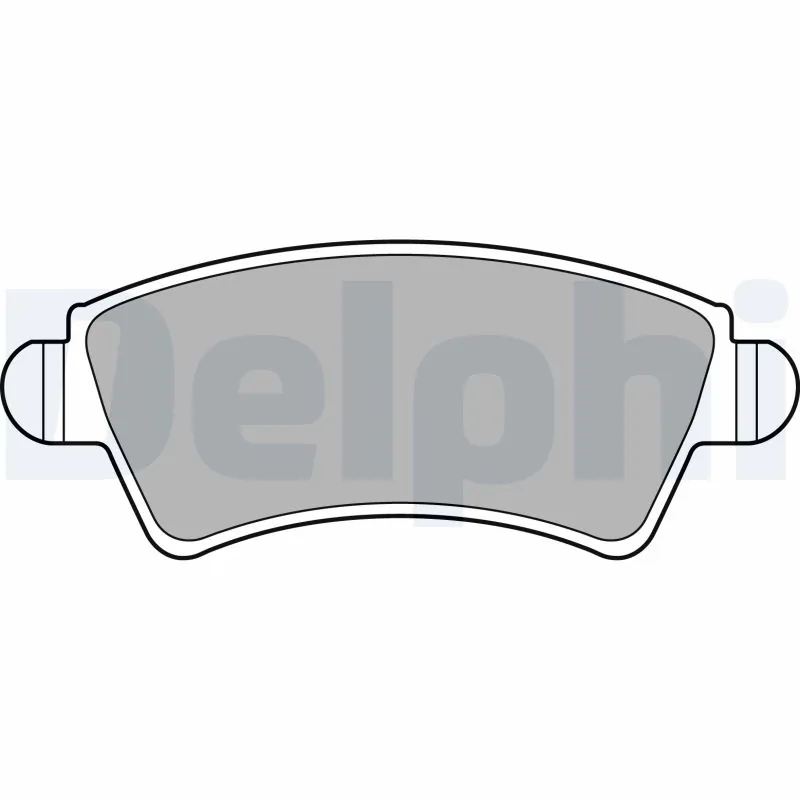 DELPHI fékbetétkészlet, tárcsafék - LP1846 - TothCarparts