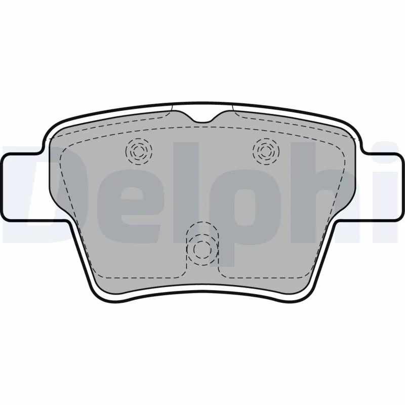 DELPHI fékbetétkészlet, tárcsafék - LP1926 - TothCarparts