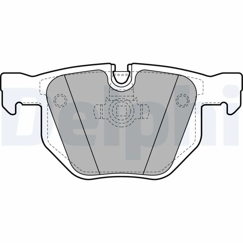 DELPHI fékbetétkészlet, tárcsafék - LP1927 - TothCarparts