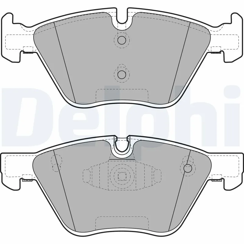 DELPHI fékbetétkészlet, tárcsafék - LP1960 - TothCarparts