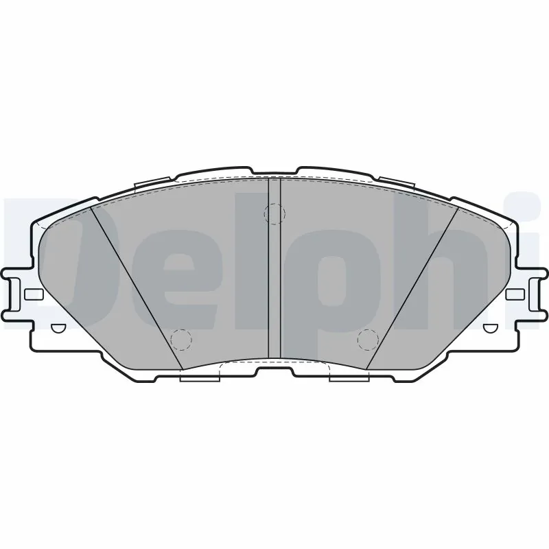DELPHI fékbetétkészlet, tárcsafék - LP2003 - TothCarparts