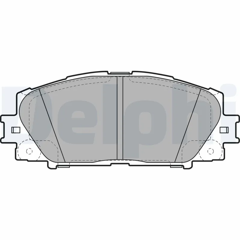 DELPHI fékbetétkészlet, tárcsafék - LP2006 - TothCarparts
