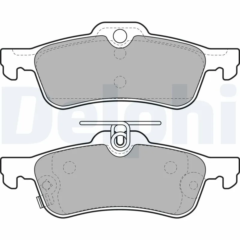 DELPHI fékbetétkészlet, tárcsafék - LP2007 - TothCarparts