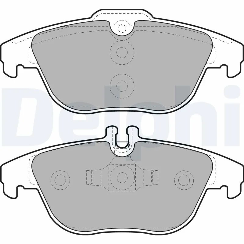 DELPHI fékbetétkészlet, tárcsafék - LP2029 - TothCarparts