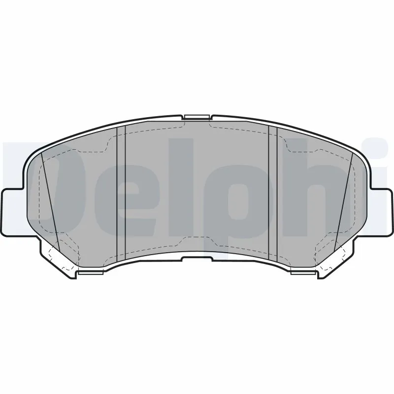 DELPHI fékbetétkészlet, tárcsafék - LP2031 - TothCarparts