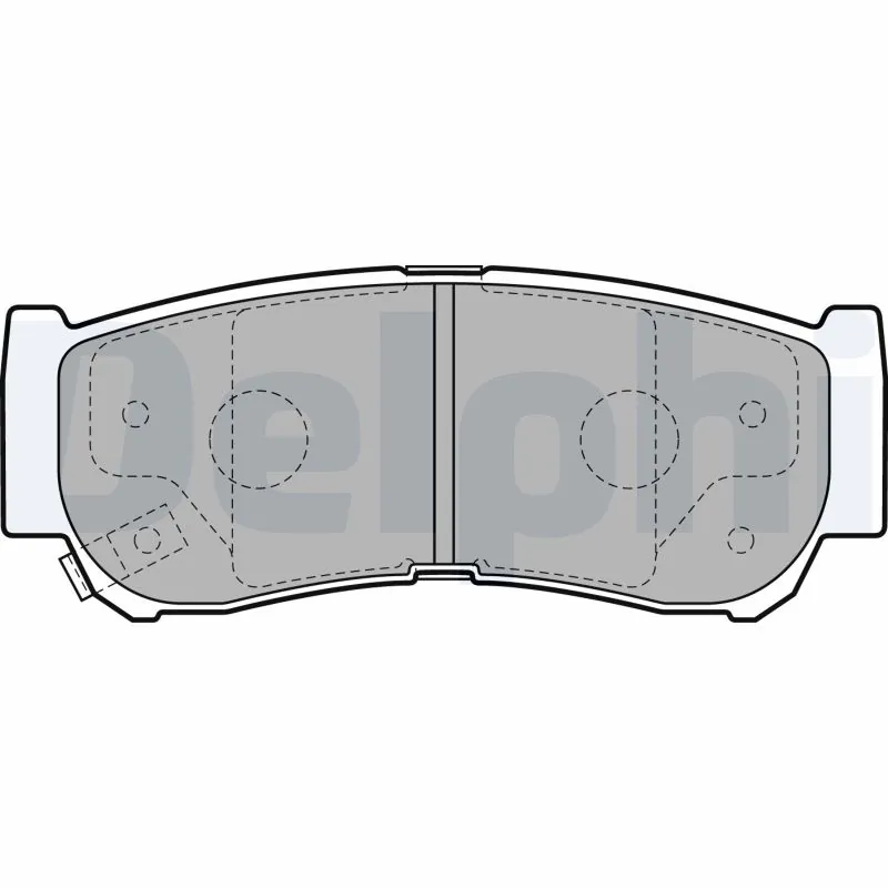 DELPHI fékbetétkészlet, tárcsafék - LP2049 - TothCarparts