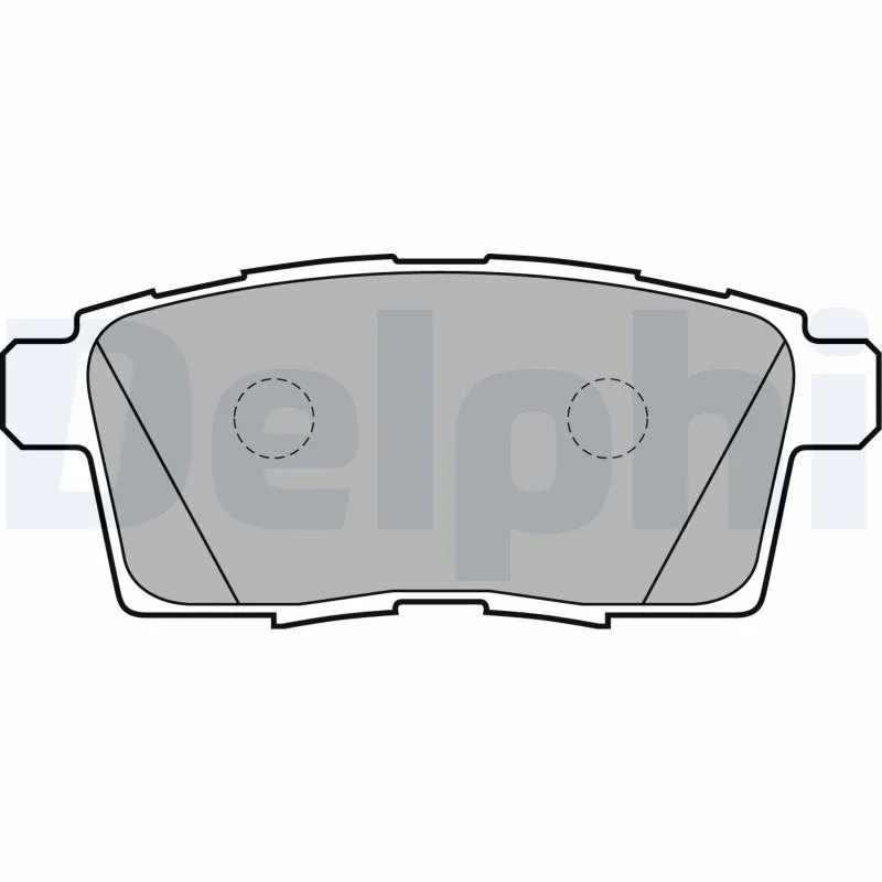 DELPHI fékbetétkészlet, tárcsafék - LP2052 - TothCarparts
